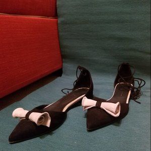 Mercanti Fiorentini ankle tie flats